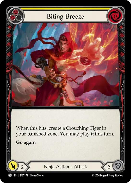 Biting Breeze (Yellow) [Part the Mistveil] Rainbow Foil