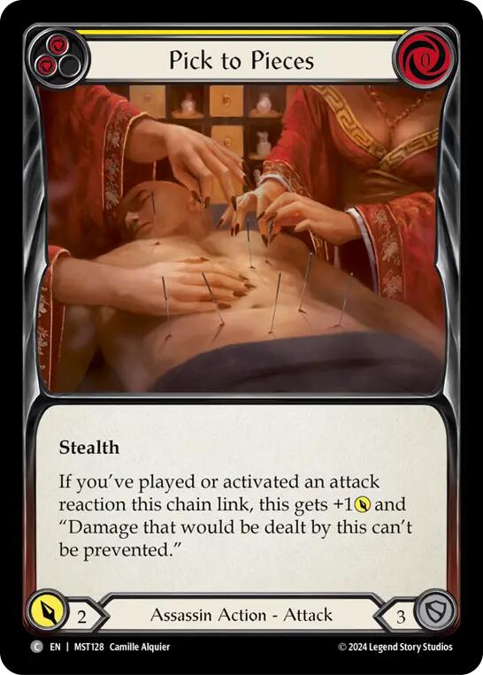 Pick to Pieces (Yellow) [Part the Mistveil] Rainbow Foil