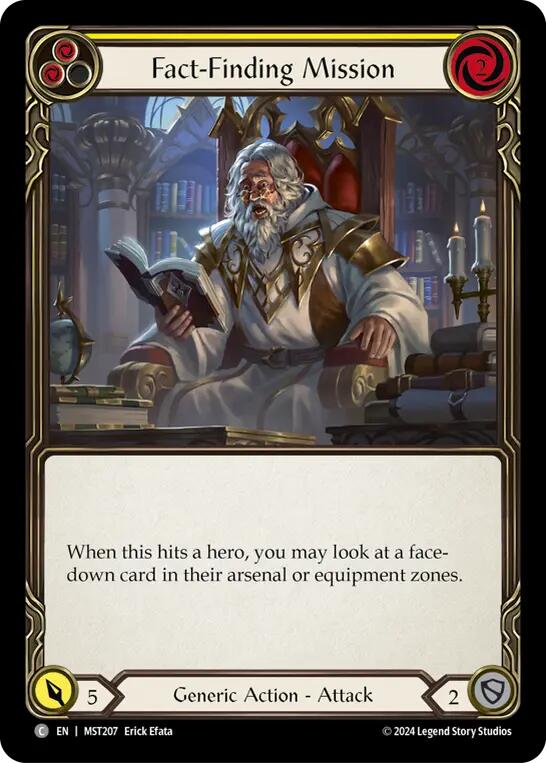 Fact-Finding Mission (Yellow) [Part the Mistveil] Rainbow Foil