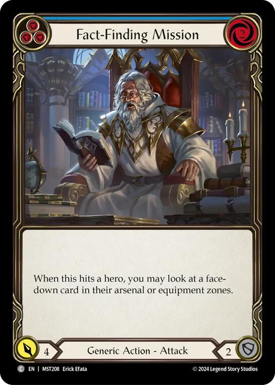 Fact-Finding Mission (Blue) [Part the Mistveil] Rainbow Foil