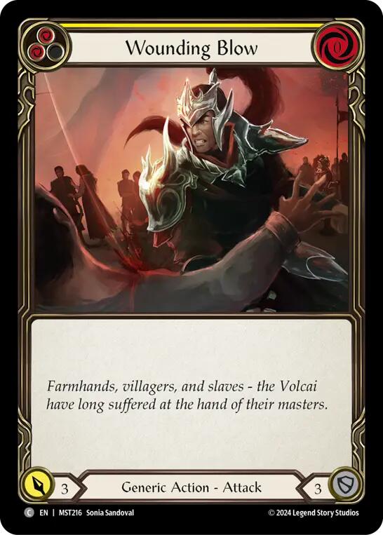 Wounding Blow (Yellow) [Part the Mistveil]
