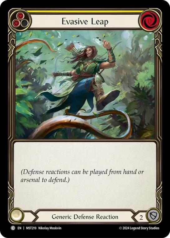 Evasive Leap (Yellow) [Part the Mistveil]
