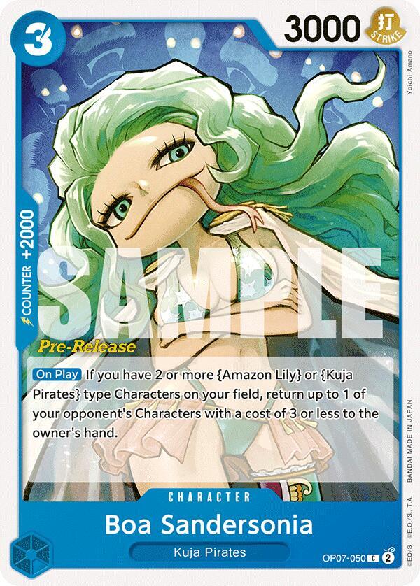 Boa Sandersonia (OP07-050) [500 Years in the Future Pre-Release Cards]