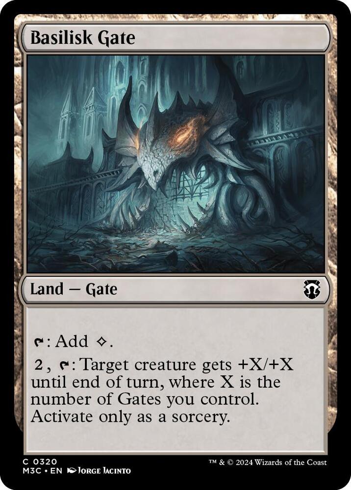 Basilisk Gate (Ripple Foil) (320) [Modern Horizons 3 Commander]