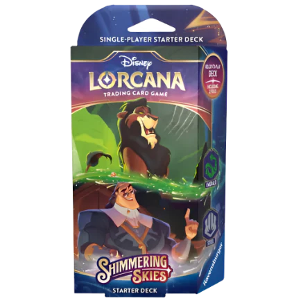 Lorcana Shimmering Skies Starter Deck Emerald & Steel