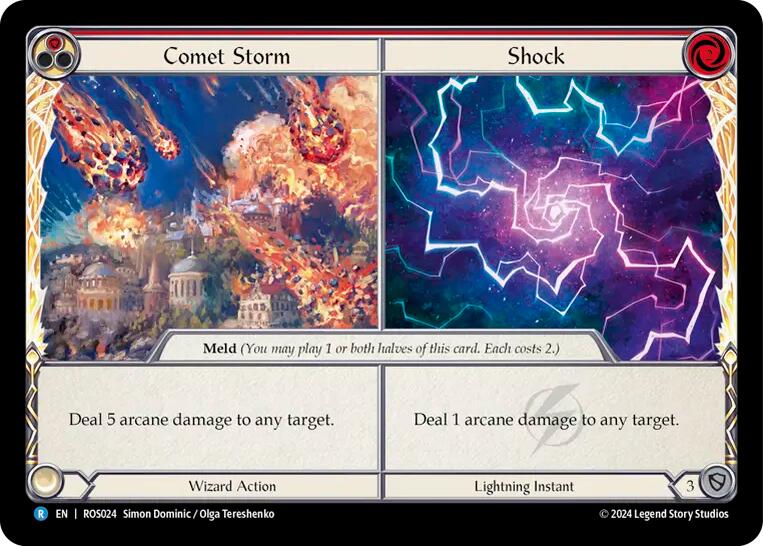 Comet Storm // Shock [Rosetta] Rainbow Foil