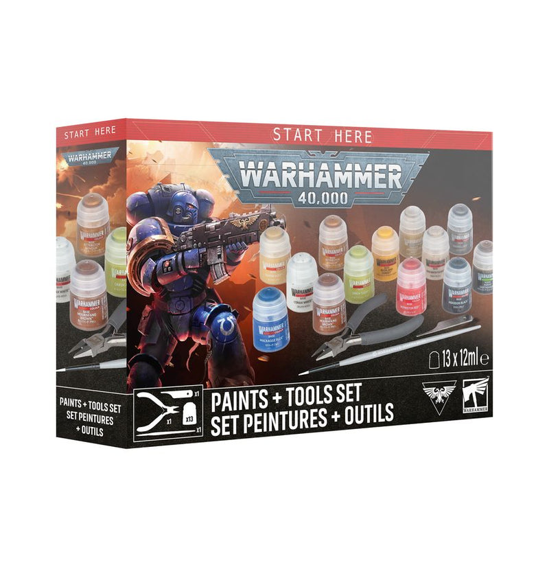 Warhammer 40k: Ensemble Peinture + Outils (2026-07-25)