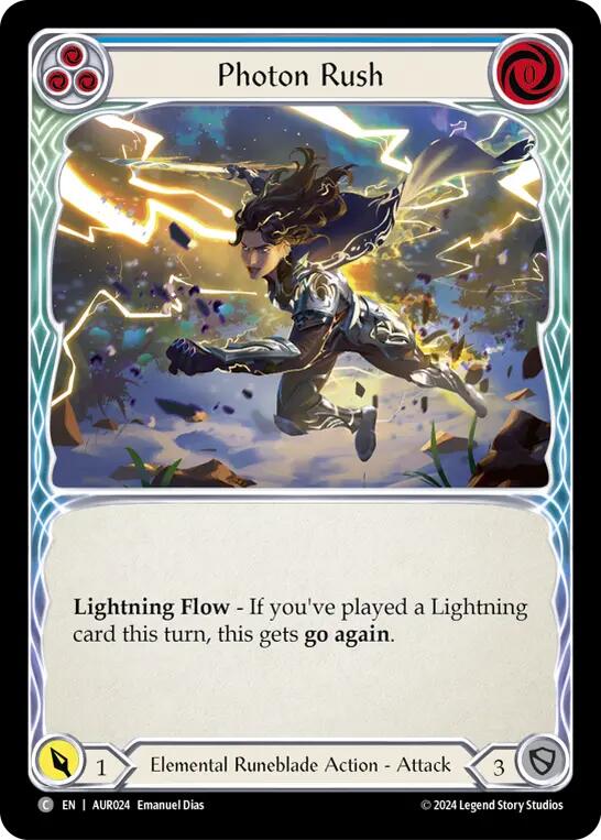 Photon Rush (Blue) [1st Strike]