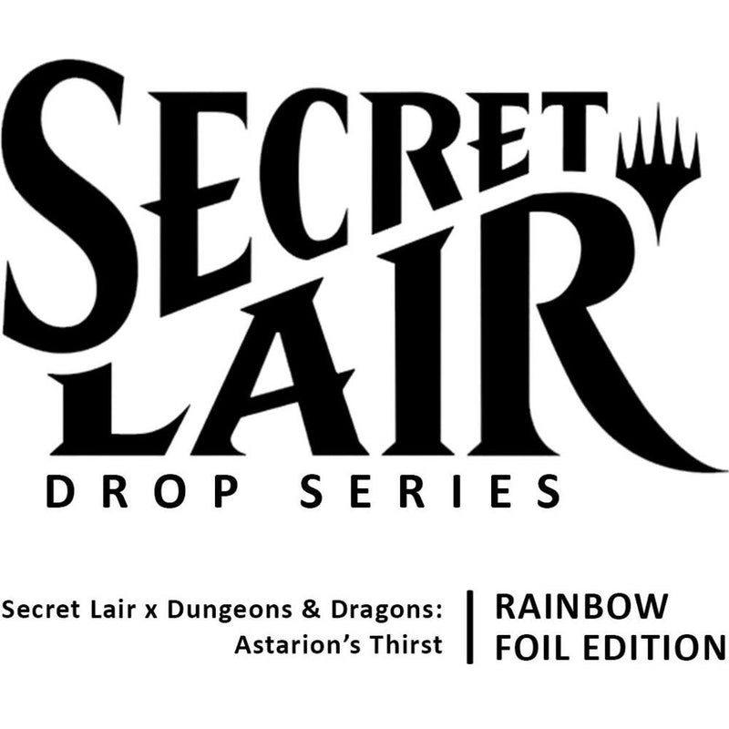 Secret Lair Drop Secret Lair x Dungeons and Dragons Astarions Thirst Rainbow Foil Edition