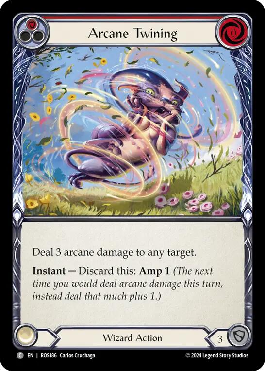 Arcane Twining (Red) [Rosetta] Rainbow Foil