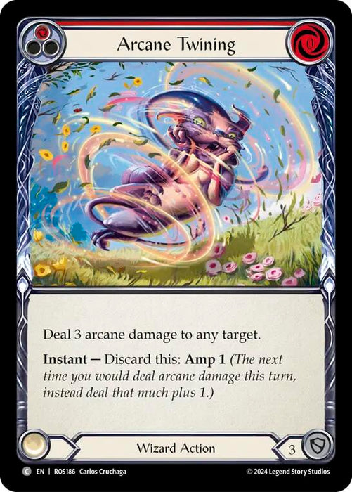 Arcane Twining (Red) [Rosetta] Rainbow Foil