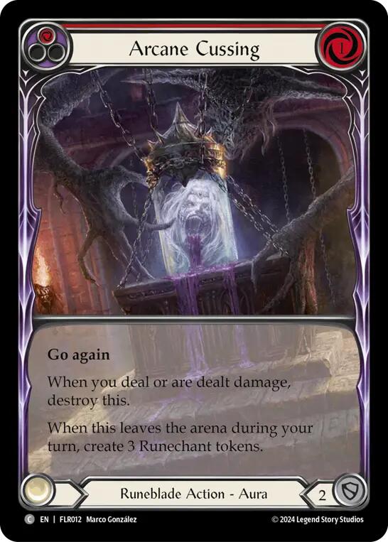 Arcane Cussing (Red) [Rosetta] (Florian Blitz Deck)