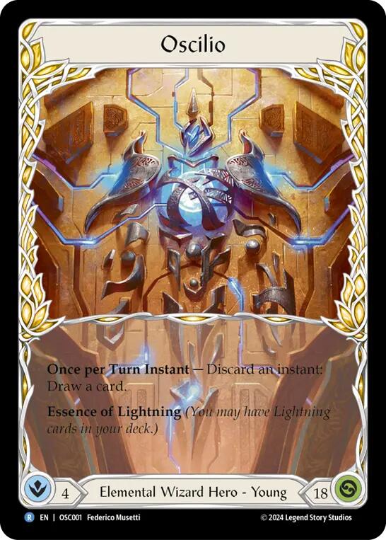 Oscilio [Rosetta] (Oscilio Blitz Deck) Rainbow Foil