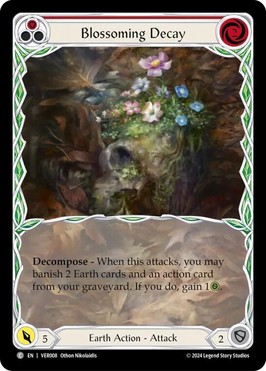 Blossoming Decay (Red) [Rosetta] (Verdance Blitz Deck)