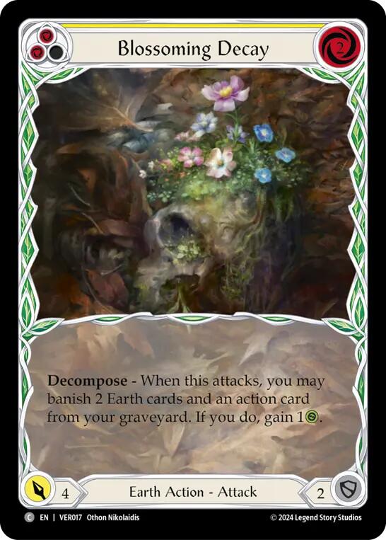 Blossoming Decay (Yellow) [Rosetta] (Verdance Blitz Deck)