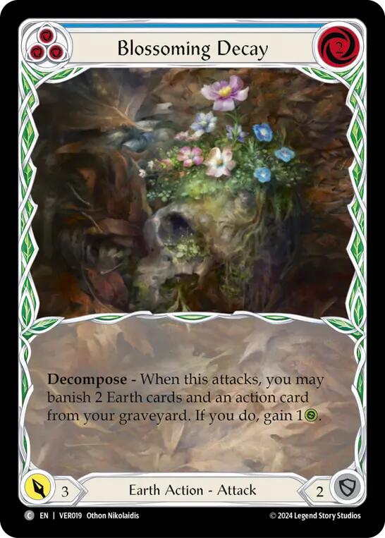 Blossoming Decay (Blue) [Rosetta] (Verdance Blitz Deck)