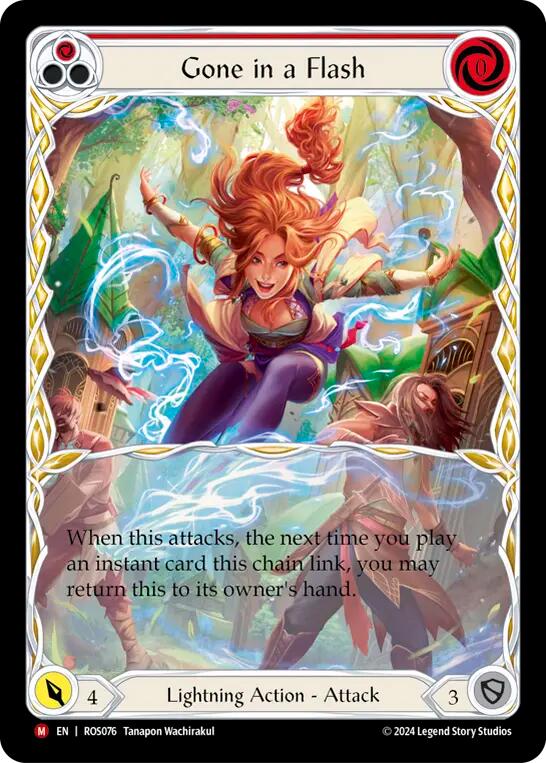 Gone in a Flash (Extended Art) [Rosetta] Rainbow Foil