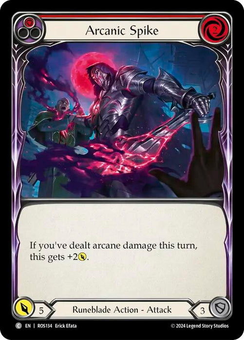 Arcanic Spike (Red) [Rosetta] Rainbow Foil