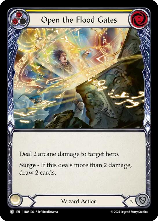 Open the Flood Gates (Yellow) [Rosetta] Rainbow Foil