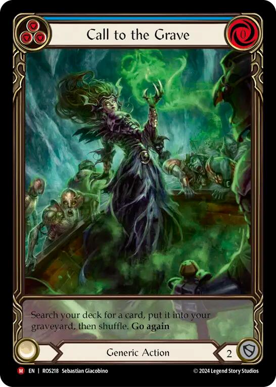 Call to the Grave (Extended Art) [Rosetta] Rainbow Foil