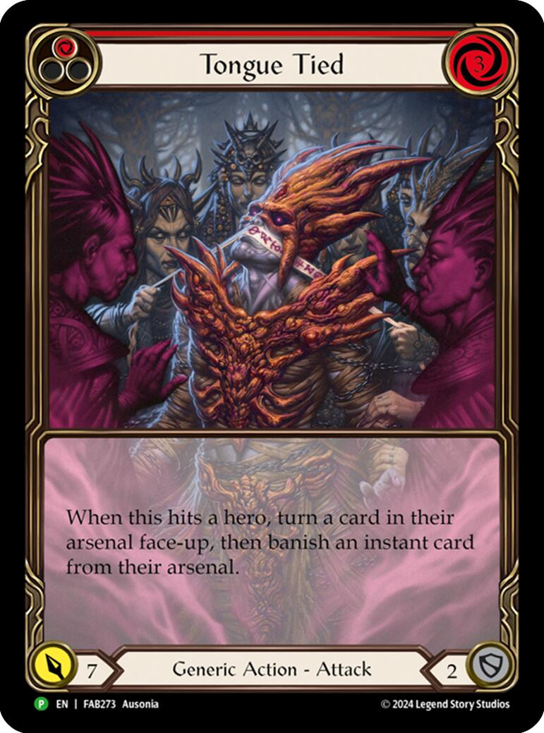 Tongue Tied (Extended Art) [Rosetta] Rainbow Foil