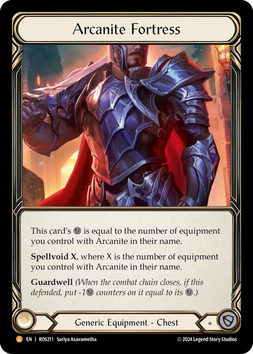 Arcanite Fortress [Rosetta] Rainbow Foil