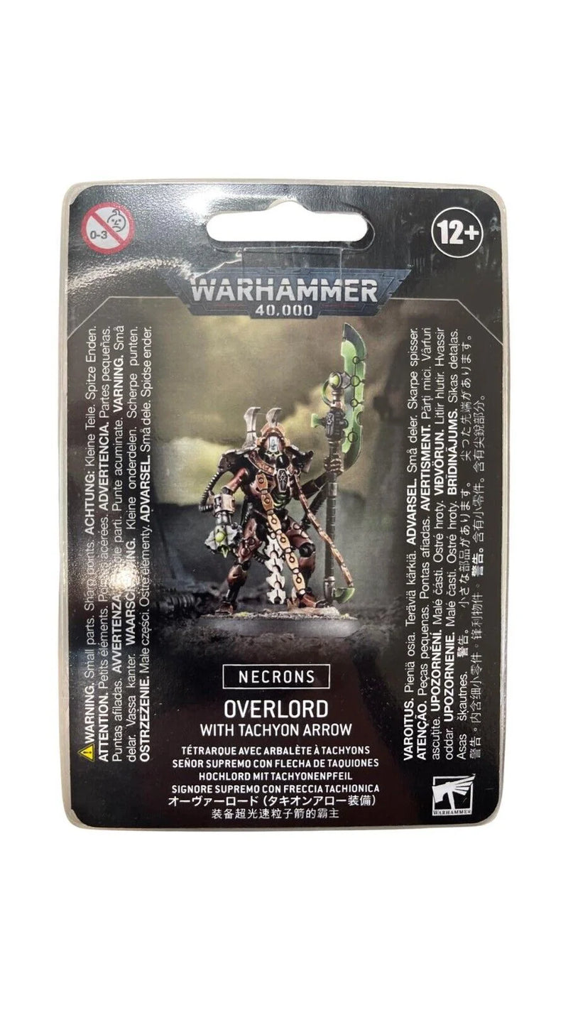 Warhammer : 40,000 - Necrons : Overlord avec Flèche Tachyon