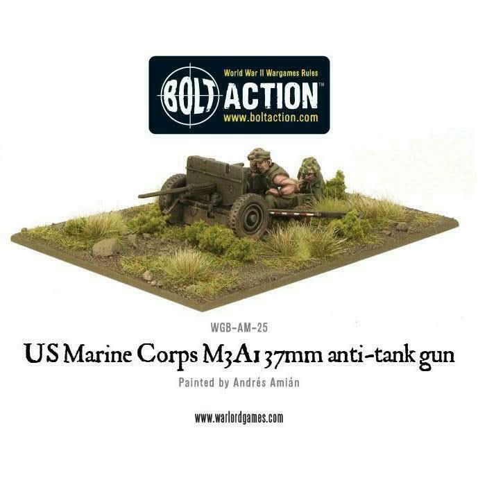 Bolt Action: Canon Antichar USMC M3A1 37 mm (EN) (Précommande)