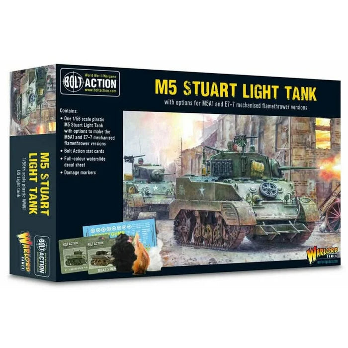 Bolt Action: M5 Stuart (Plastique)