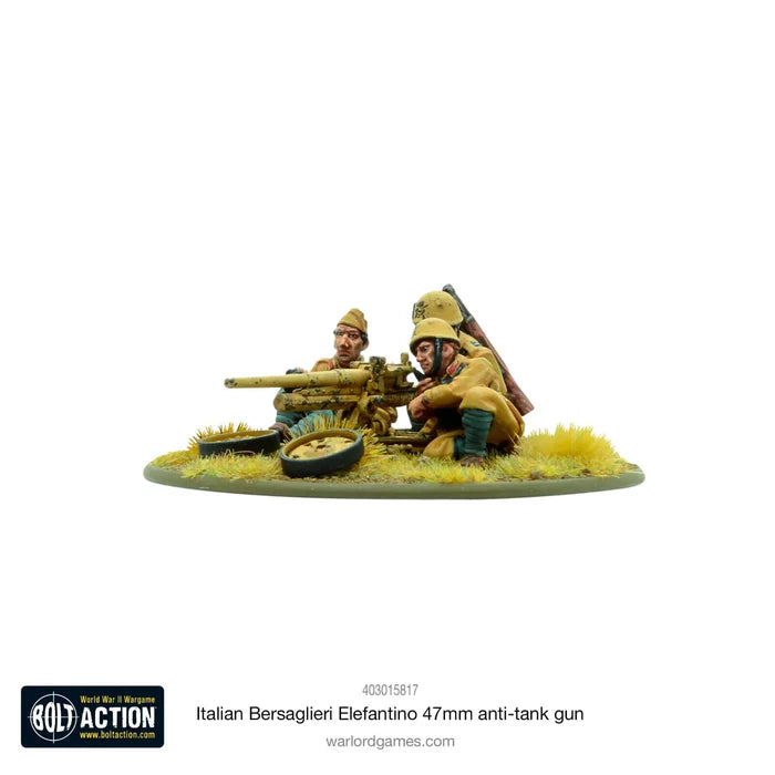 Bolt Action : Canon Antichar Italien Bersaglieri Elefantino 47 mm (Précommande)