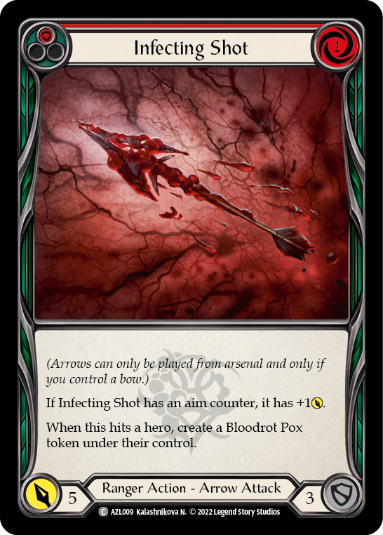 Infecting Shot (Red) [Outsiders] (Azalea Blitz Deck)