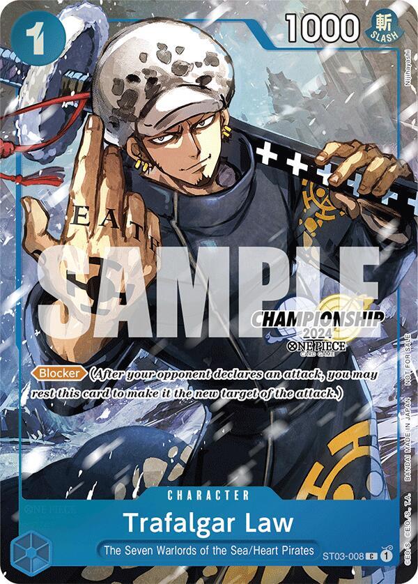 Trafalgar Law - ST03-008 (CS 2024 Event Pack Finalist) [One Piece Promotion Cards]