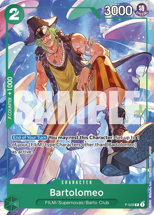 Bartolomeo (P-029) [Starter Deck 16: GREEN Uta]