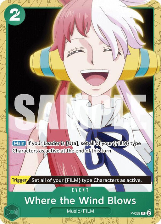 Where the Wind Blows (P-058) [Starter Deck 16: GREEN Uta]