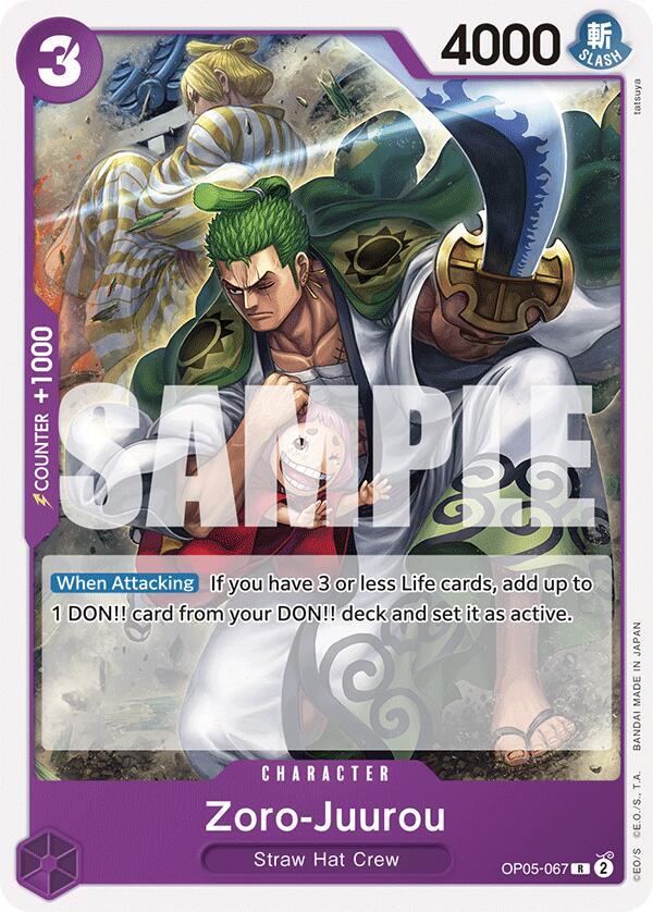 Zoro-Juurou (OP05-067) [Starter Deck 18: PURPLE Monkey.D.Luffy]