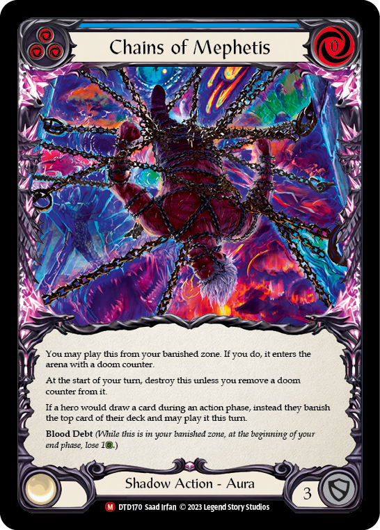 Chains of Mephetis [Dusk Till Dawn] Rainbow Foil