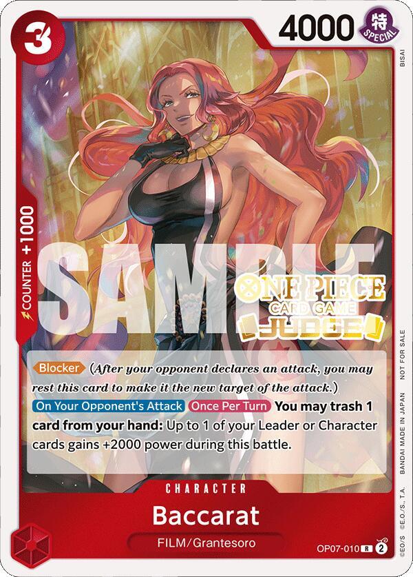 Baccarat (Judge Pack Vol. 4) (OP07-010) [One Piece Promotion Cards]