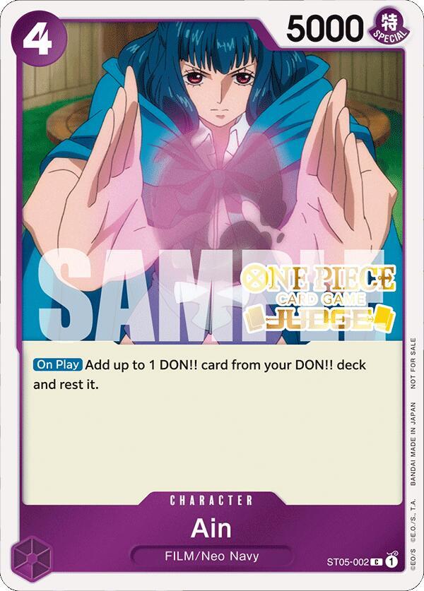 Ain (Judge Pack Vol. 4) (ST05-002) [One Piece Promotion Cards]