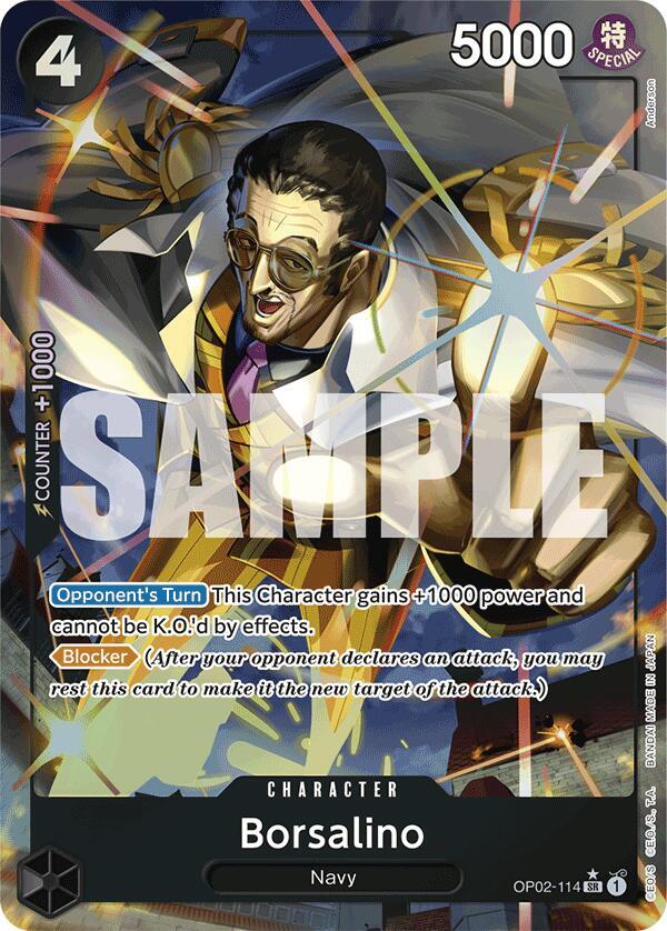 Borsalino (Alternate Art) (OP02-114) [Premium Booster -The Best-]