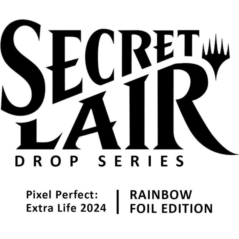 Secret Lair Drop Pixel Perfect Extra Life 2024 Rainbow Foil Edition