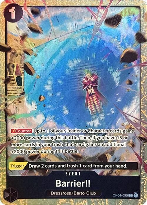 Barrier!! (Premium Card Collection -Best Selection Vol. 2-) (OP04-095) [One Piece Promotion Cards]
