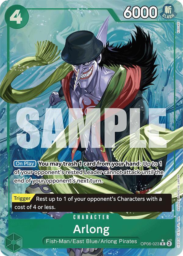 Arlong (Alternate Art) (OP06-023) [Premium Booster -The Best-]