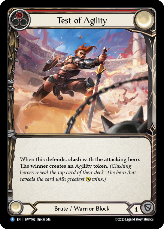 Test of Agility [Heavy Hitters] Rainbow Foil