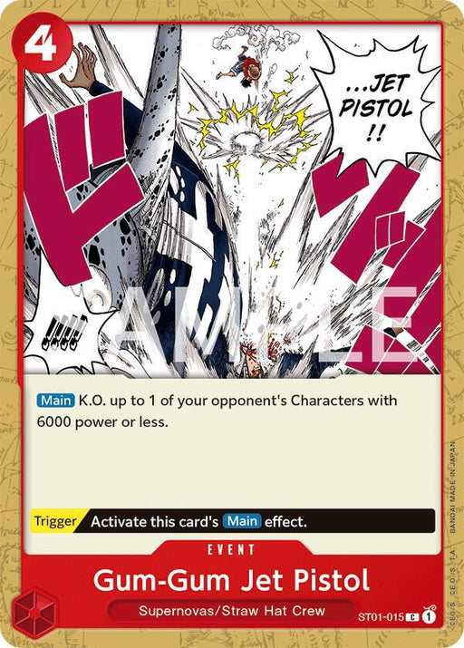 Gum-Gum Jet Pistol (ST01-015) [Revision Pack Cards]