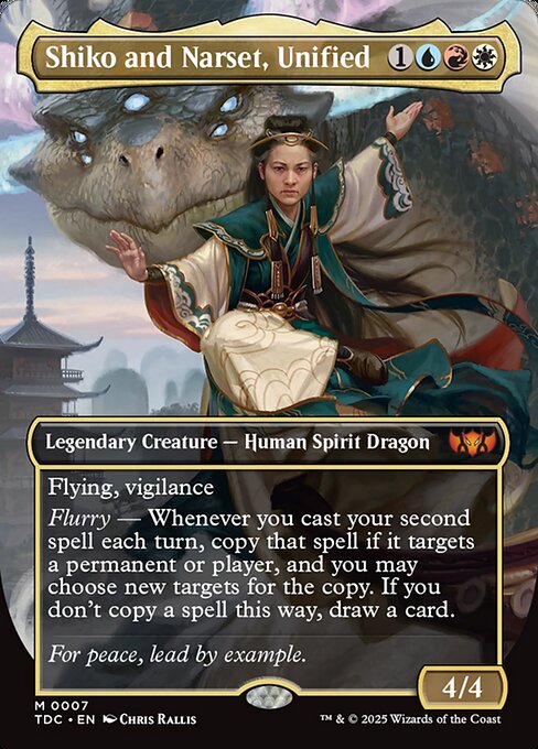 Shiko and Narset, Unified (7) [Tarkir: Dragonstorm Commander]