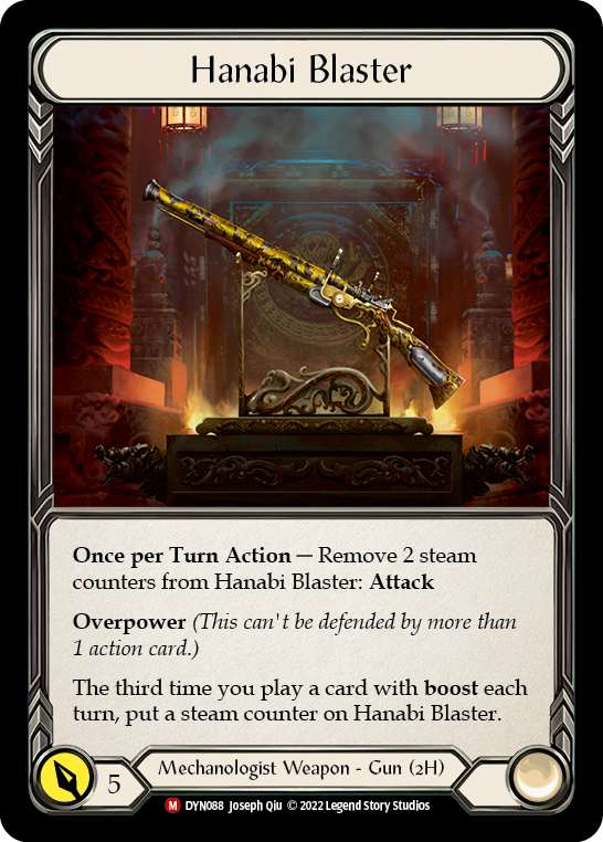 Hanabi Blaster [Dynasty] Rainbow Foil