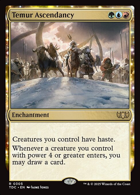 Temur Ascendancy (305) [Tarkir: Dragonstorm Commander]