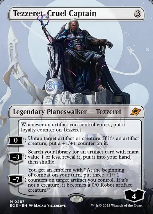 Tezzeret, Cruel Captain (287) [Edge of Eternities]