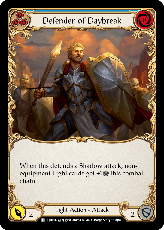 Defender of Daybreak (Blue) [Dusk Till Dawn]