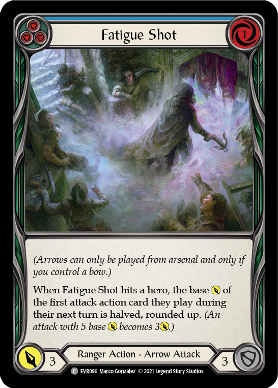 Fatigue Shot (Blue) [Everfest] 1st Edition Normal
